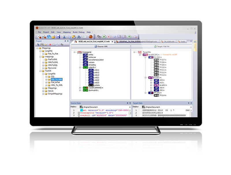 Graphical Data Mapping, Conversion and Transformation