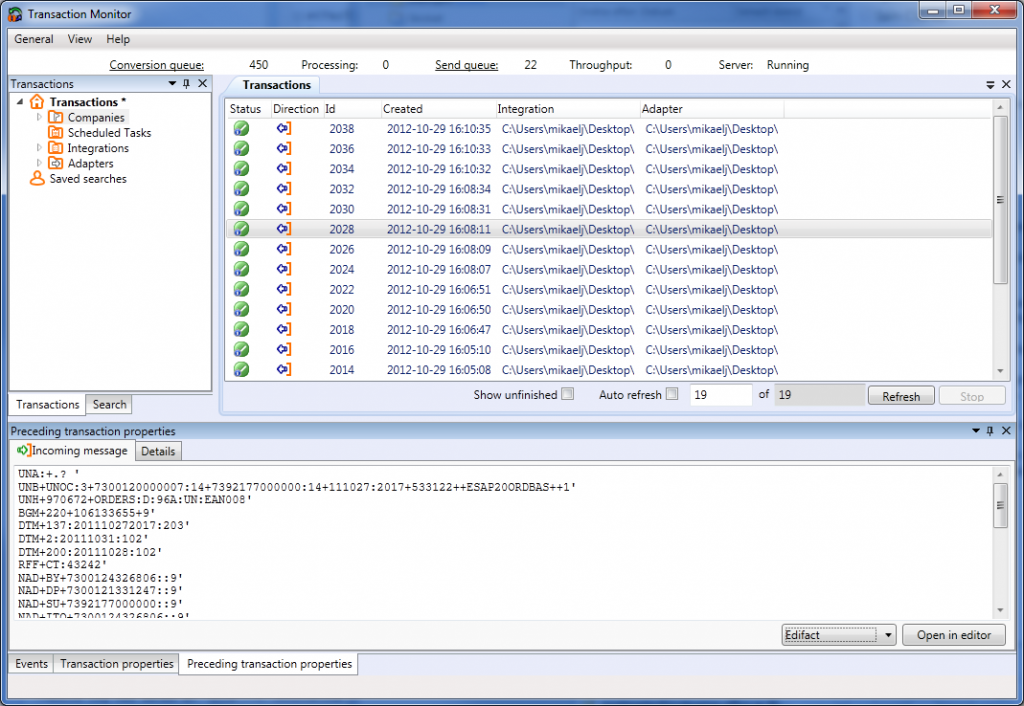 Transaction Monitor